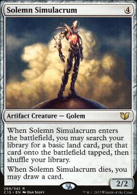 Solemn Simulacrum - Commander 2015