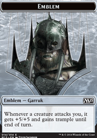 Emblem Garruk, Apex Predator - Magic 2015