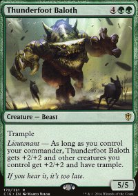Thunderfoot Baloth - Commander 2016