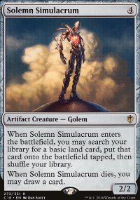 Solemn Simulacrum - Commander 2016