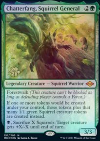 Chatterfang, Squirrel General - Prerelease Promos