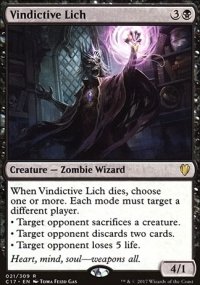 Vindictive Lich - Commander 2017