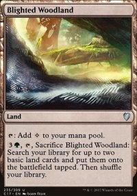 Blighted Woodland - Commander 2017