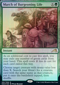 March of Burgeoning Life - Prerelease Promos
