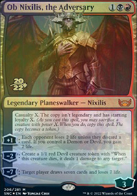 Ob Nixilis, the Adversary - Prerelease Promos