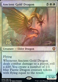 Ancient Gold Dragon - Prerelease Promos