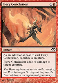 Fiery Conclusion - Planechase 2012 decks