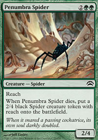 Penumbra Spider - Planechase 2012 decks