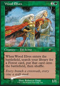 Wood Elves - Magic: The Gathering's 30th Anniversary Promos
