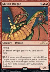 Shivan Dragon 1 - Magic 30th Anniversary Edition