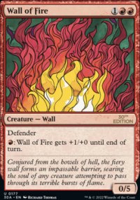 Wall of Fire 1 - Magic 30th Anniversary Edition