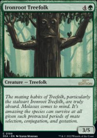 Ironroot Treefolk 1 - Magic 30th Anniversary Edition