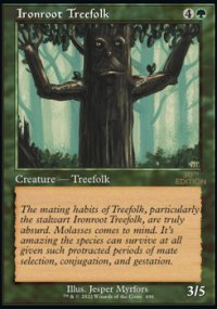 Ironroot Treefolk 2 - Magic 30th Anniversary Edition