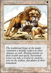 Savannah Lions - 4th Edition