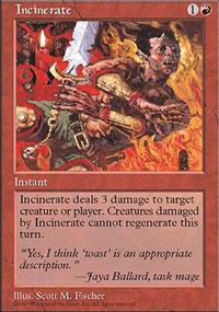 Incinerate - 5th Edition