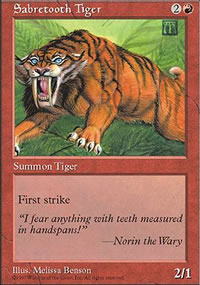 Sabretooth Tiger - 5th Edition
