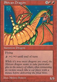 Shivan Dragon - 5th Edition