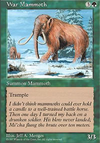 War Mammoth - 5th Edition