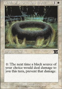 Circle of Protection: Black - 6th Edition