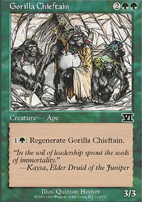 Gorilla Chieftain - 6th Edition