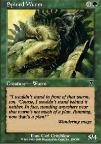 Spined Wurm - 7th Edition