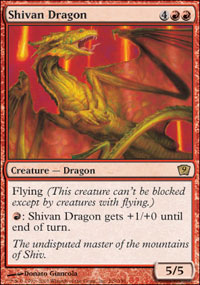 Shivan Dragon - 9th Edition