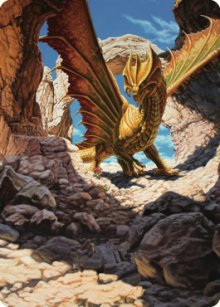 Ancient Brass Dragon - Art 1 - Commander Legends: Battle for Baldur's Gate - Art Series