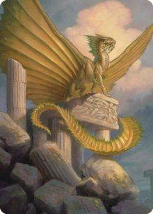 Ancient Gold Dragon - Art 1 - Commander Legends: Battle for Baldur's Gate - Art Series