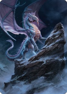 Ancient Silver Dragon - Art 1 - Commander Legends: Battle for Baldur's Gate - Art Series