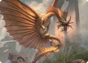 Ancient Gold Dragon - Art 3 - Commander Legends: Battle for Baldur's Gate - Art Series