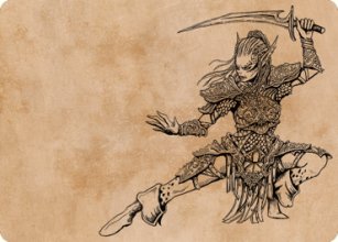 Lae'zel, Vlaakith's Champion - Art 1 - Commander Legends: Battle for Baldur's Gate - Art Series