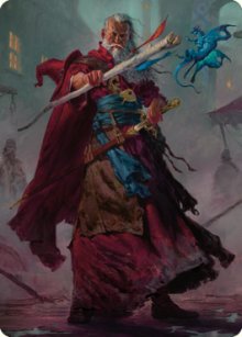 Elminster - Art 3 - Commander Legends: Battle for Baldur's Gate - Art Series