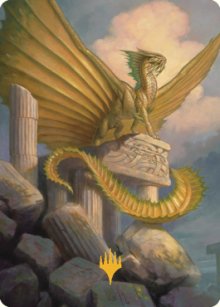 Ancient Gold Dragon - Art 2 - Commander Legends: Battle for Baldur's Gate - Art Series