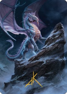 Ancient Silver Dragon - Art 2 - Commander Legends: Battle for Baldur's Gate - Art Series