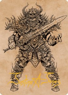 Sarevok, Deathbringer - Art 2 - Commander Legends: Battle for Baldur's Gate - Art Series