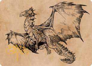 Ancient Bronze Dragon - Art 4 - Commander Legends: Battle for Baldur's Gate - Art Series