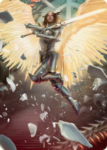 Archangel Elspeth - Art 1 - March of the Machine - Art Series