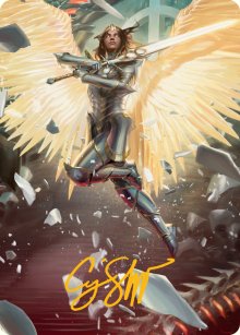 Archangel Elspeth - Art 2 - March of the Machine - Art Series