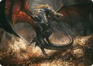 Cavern-Hoard Dragon - Art 1 - The Lord of the Rings - Art Series