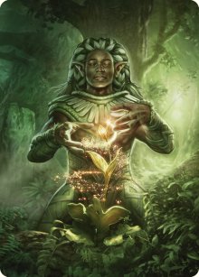 Elvish Mystic - Art 1 - Commander Masters - Art Series