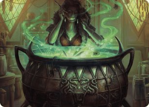 Agatha's Soul Cauldron - Art 1 - Wilds of Eldraine - Art Series