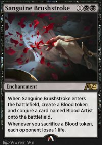 Sanguine Brushstroke - Alchemy: Exclusive Cards