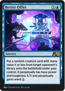 Better Offer - Alchemy: Exclusive Cards