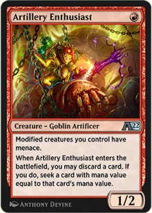 Artillery Enthusiast - Alchemy: Exclusive Cards