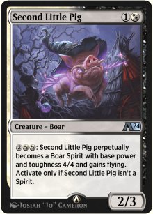 Second Little Pig - Alchemy: Exclusive Cards