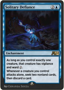 Solitary Defiance - Alchemy: Exclusive Cards