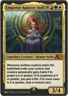 Emperor Apatzec Intli IV - Alchemy: Exclusive Cards