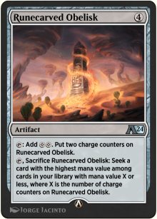 Runecarved Obelisk - Alchemy: Exclusive Cards