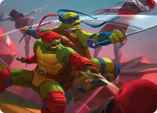 Raph & Leo, Sibling Rivals - Art 1 - Teenage Mutant Ninja Turtle - Art Series