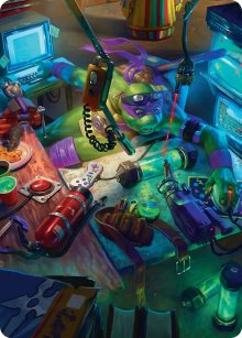 Donatello, the Brains - Art 1 - Teenage Mutant Ninja Turtle - Art Series